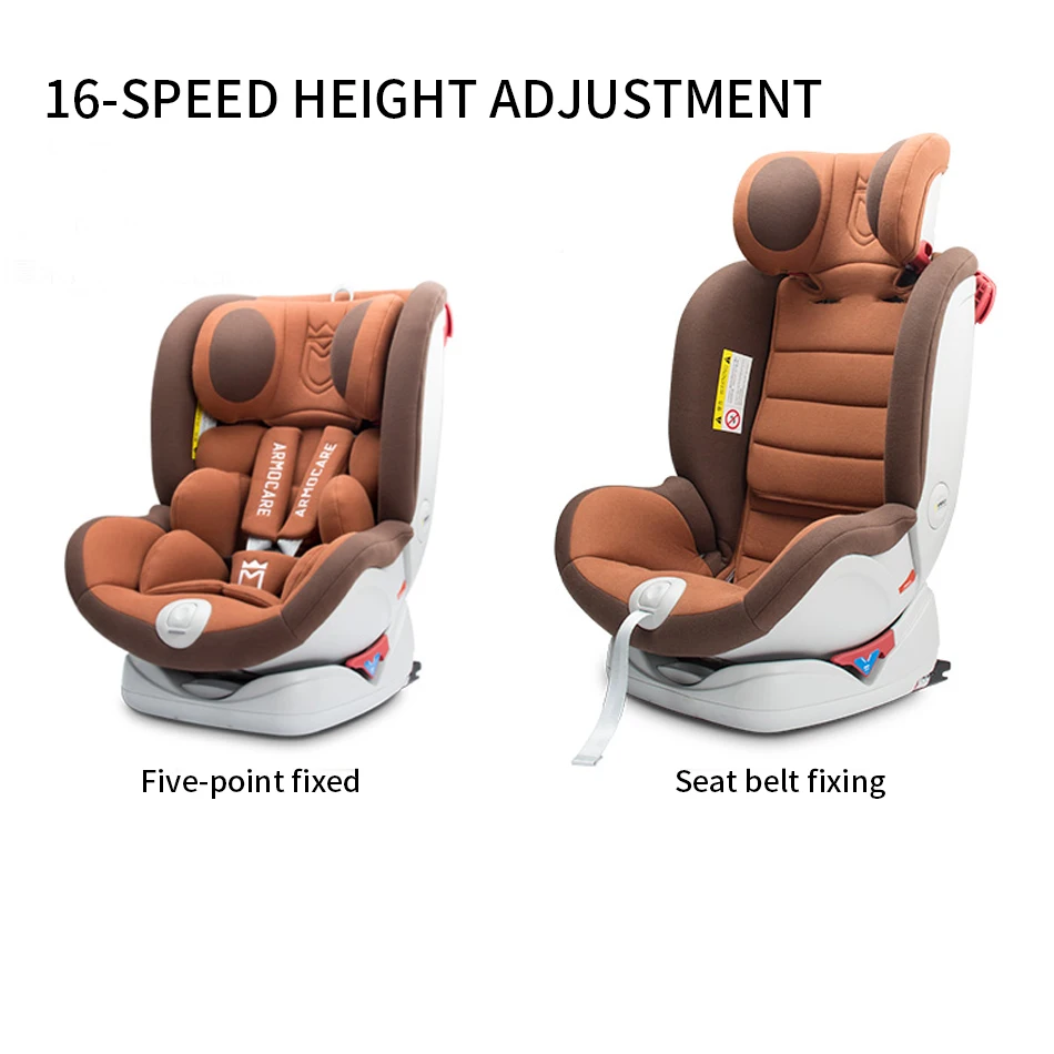 

Baby baby child safety seat car with 360 degree rotation 0-12 years old isofix interface