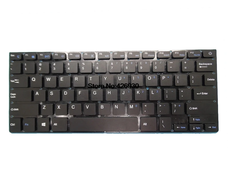 Ноутбук RU US клавиатура для Irbis NB47 NB48 PRIDE-K3049 SCDY-277-3-9 PRIDE-K2500 английский США Россия RU черный - Цвет: English US