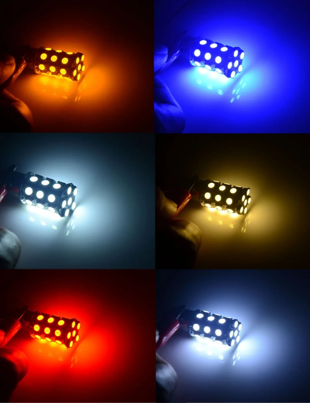 TRICOLOUR 2шт T20 7440 7443 W21W W21/5W 27SMD 5050 Лампа светильник для DODGE RAM 1500 2500 3500 (2 2) 2013 2014 2015 #