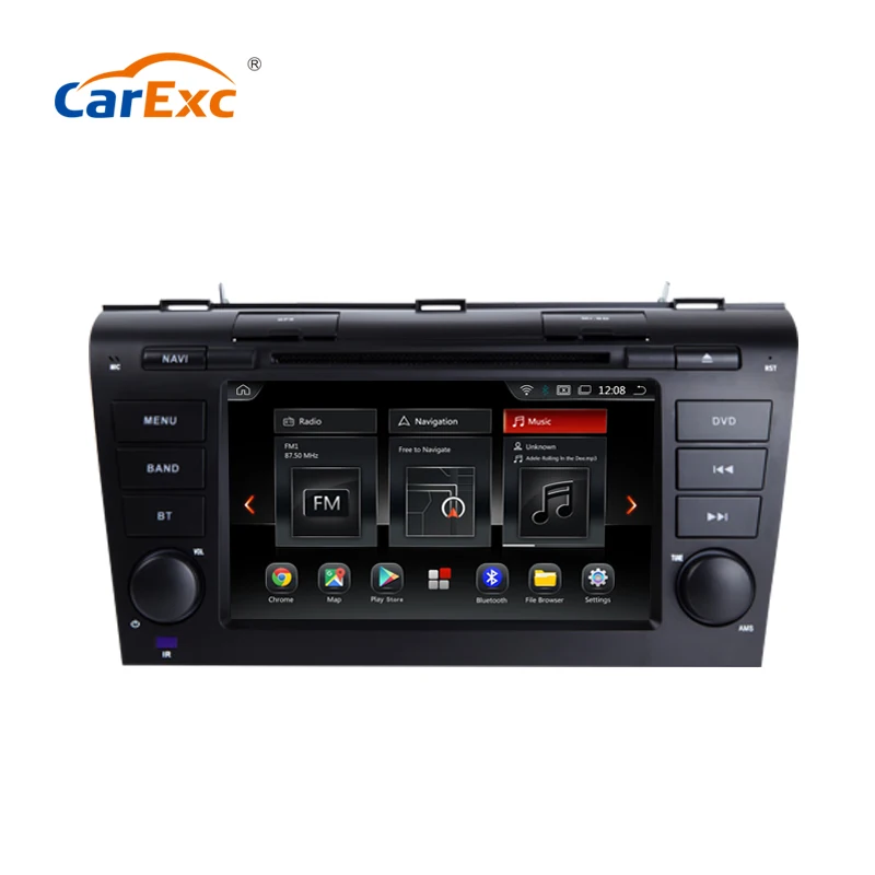 

CarExc Android 9.0 OS Octa Core For Mazda 3 Car DVD Player With GPS Navigation System WiFi Bluetooth Radio Multimedia Head Unit
