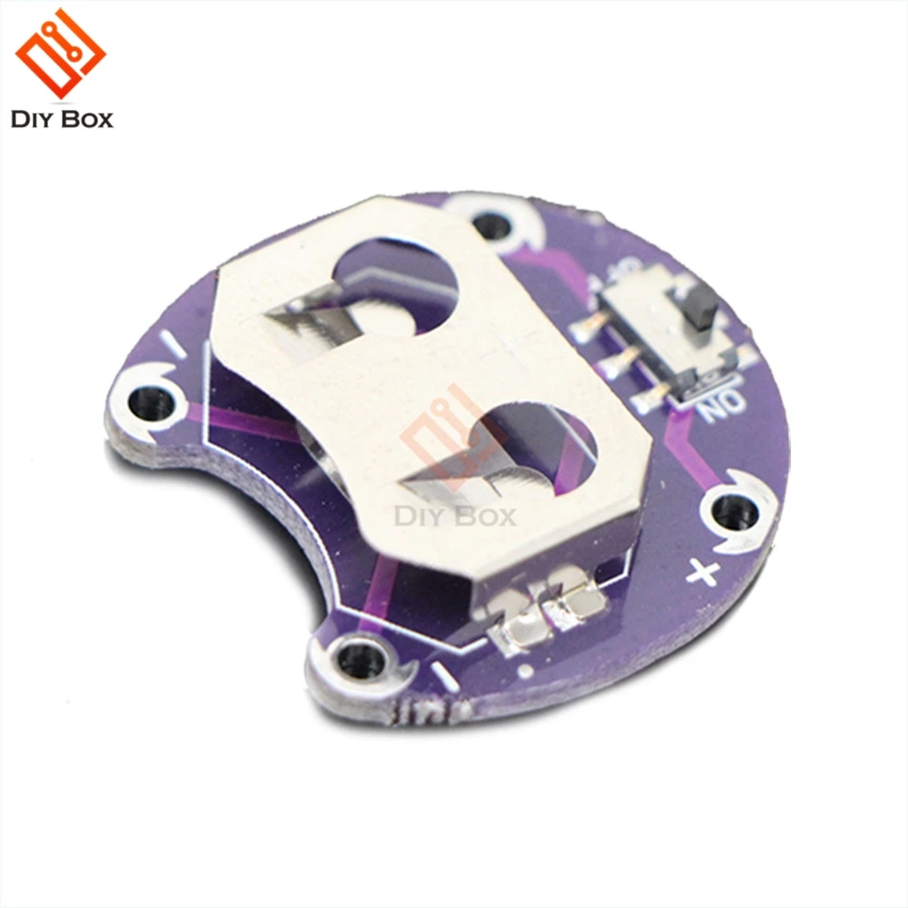 

LilyPad Coin Cell Battery Holder CR2032 Battery Mount Module For Arduino