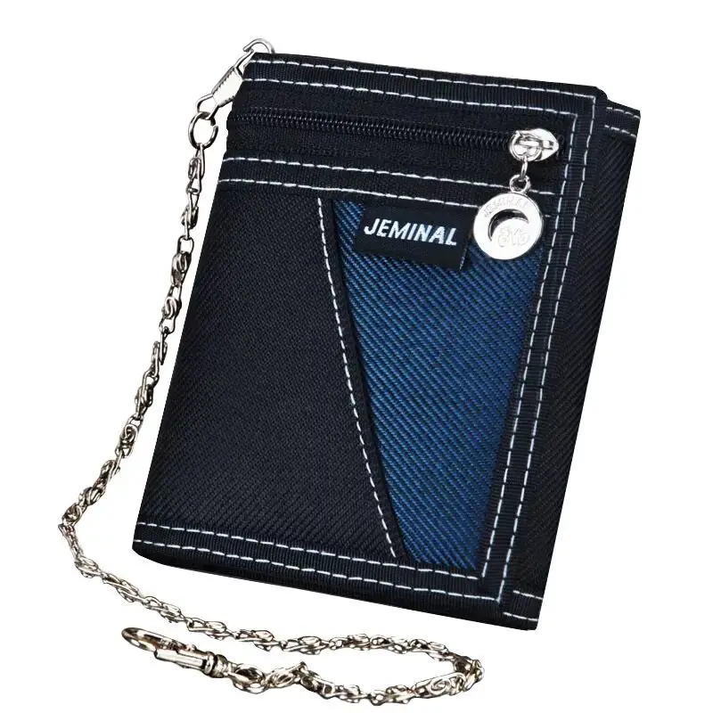 Carteras de tela de lona de buena calidad para hombre monedero tarjetero Burse