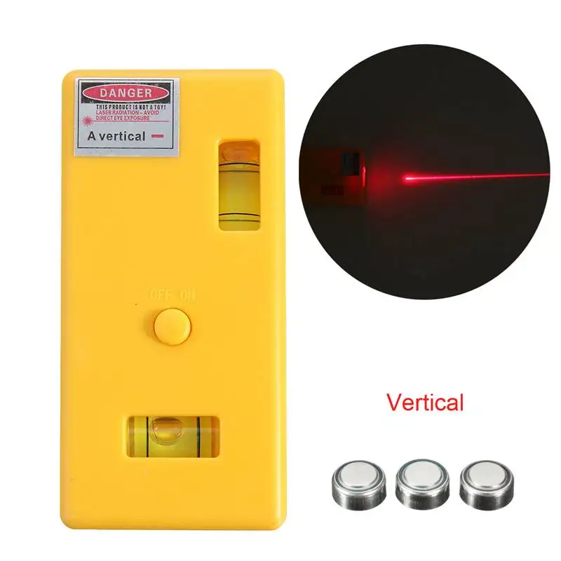 Новое поступление лазерный уровень правая измерительная Вертикальная/поперечная красная инфракрасная линия Лазерная линейка-уровень инструменты измерительная лента с магнитной - Цвет: Vertical