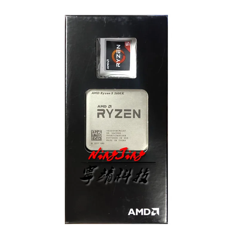 AMD Ryzen 5 2600X R5 2600X3,6 ГГц шестиядерный двенадцать-нить Процессор процессор L2 = 3 м L3 = 16 м 95вт YD260XBCM6IAF гнездо AM4