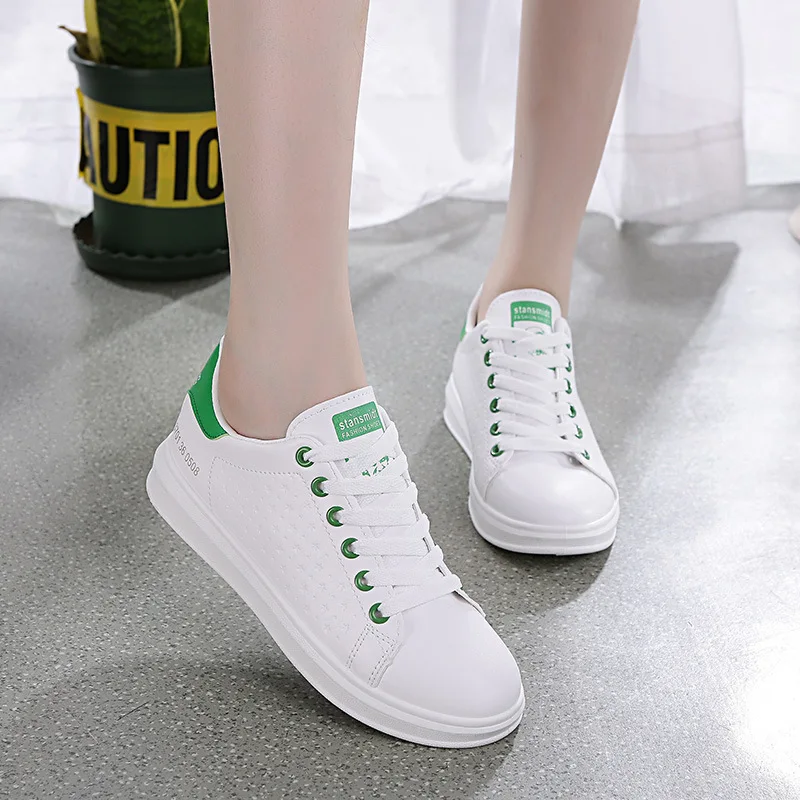 hot sale 2017 spring new women running shoes Korean version small white shoes lace sports shoes ...