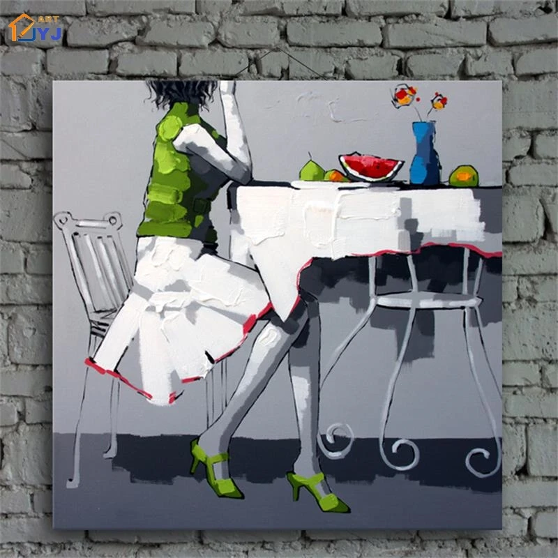 Knife Painted Wall Picture Art 100%Hand painted Modern Abstract Oil