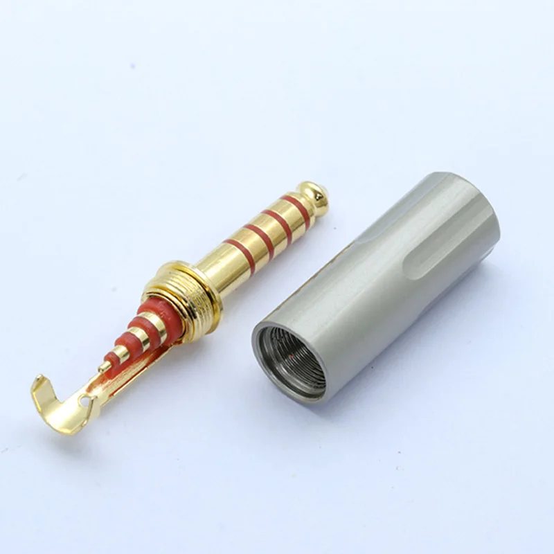 50pcs 6 35mm 1 4 TRS Audio Socket Jack 3 Pole female solder wire type plastic shell headphone socket