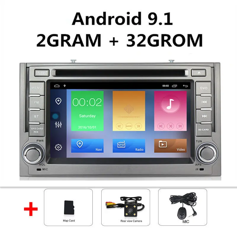 Android 9.1 Car Multimedia DVD player for Hyundai H1 Grand Starex 2007 2008 2009 2010 2012 2013 Radio audio WIFI GPS - Цвет: Car dvd Camera