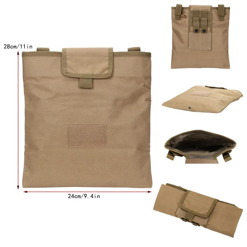 

nylon Molle Utility Hunting Rifle Military Protable Pouch Ammo Pouch Tactical Gun Magazine Dump Drop Reloader Pouch Bag