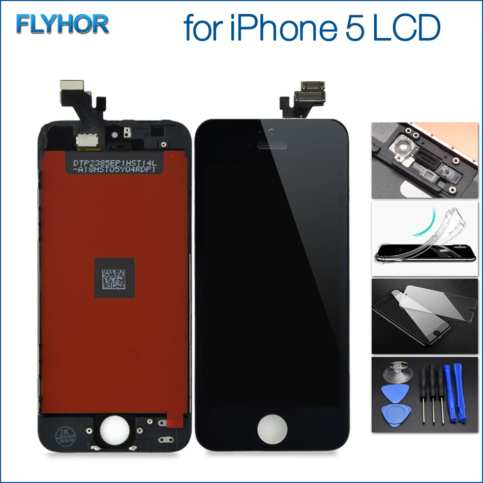 Для iPhone 5 ЖК дисплей Экран и планшета Ремонт Замена для 5S Дисплей 5C сборки без