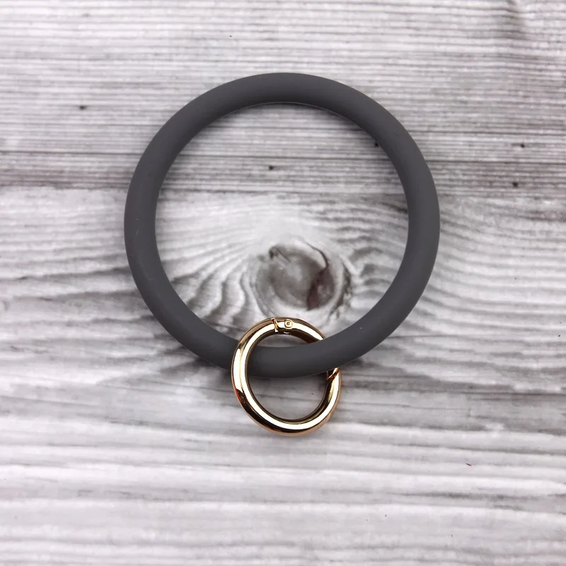 Silicone O Key Chain Big O Ring Keychain Fasion Chic Circle