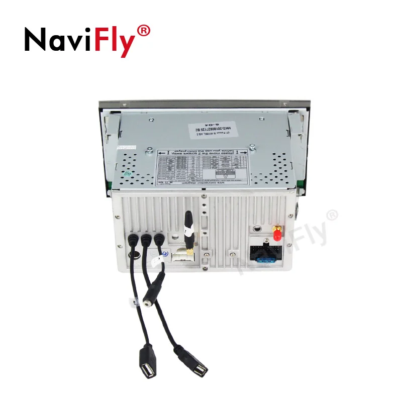 Flash Deal NaviFly 2 Din Car dvd Radio GPS navigation for Ford/Mondeo/Focus/Transit/C-MAX Android 9.1 Quad Core 2G RAM 7708 IC WIFI BT RDS 3