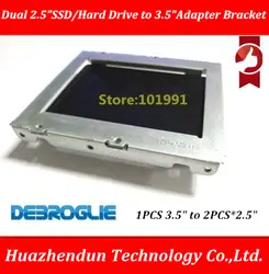 DEBROGLIE партия продажа двойной 2,5 "SSD/жесткого диска до 3,5" Drive Bay адаптер Монтажный кронштейн HDD конвертер caddy лоток с винты