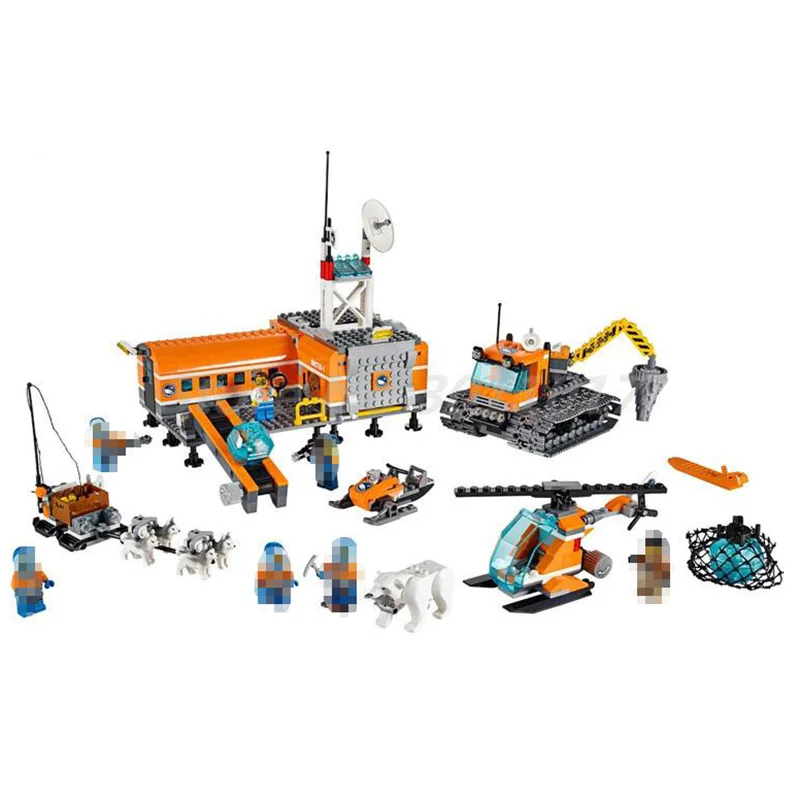

BELA 10442 City Arctic Base Camp Action Figure 60036 Building Blocks Model Sets Educational Toys For Children Girls Gifts