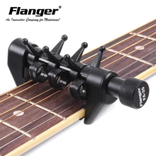 New Arrival Flanger Flexi Portable Alternative Tuning Guitar Capo Black