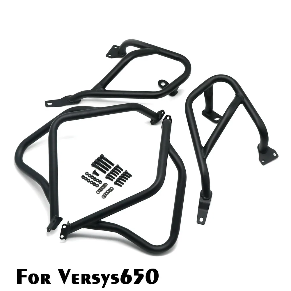 

Motorcycle Engine Bumper Guard Crash Bars Protector Steel For KAWASAKI Versys 650 KLE650 Versys650 2015 2016 2017 2018