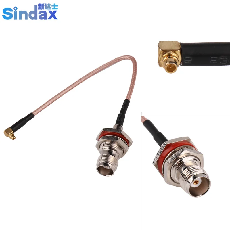 

TNC-KY Female to MCX-JW Male TNC Female Bulkhead to MMCX Male Right Angle TNC Female to MMCX Male RG316 Cable Pigtail 15cm 20cm