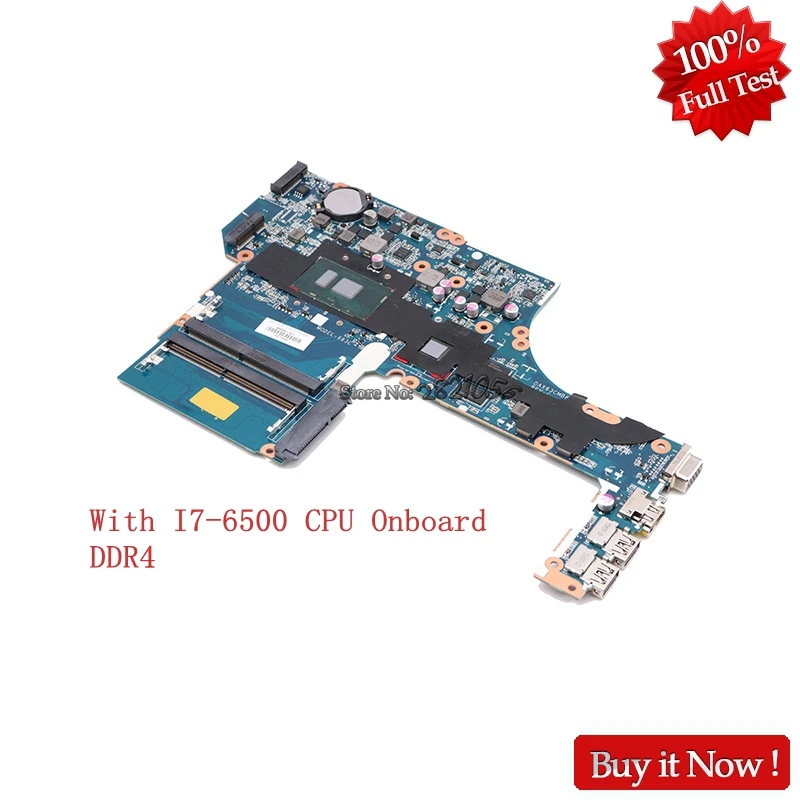 

NOKOTION 855565-601 855565-001 for HP ProbBook 450 G3 Laptop motherboard R7 M340 GPU DAX63CMB6C0 SR2EZ I7-6500 CPU DDR4