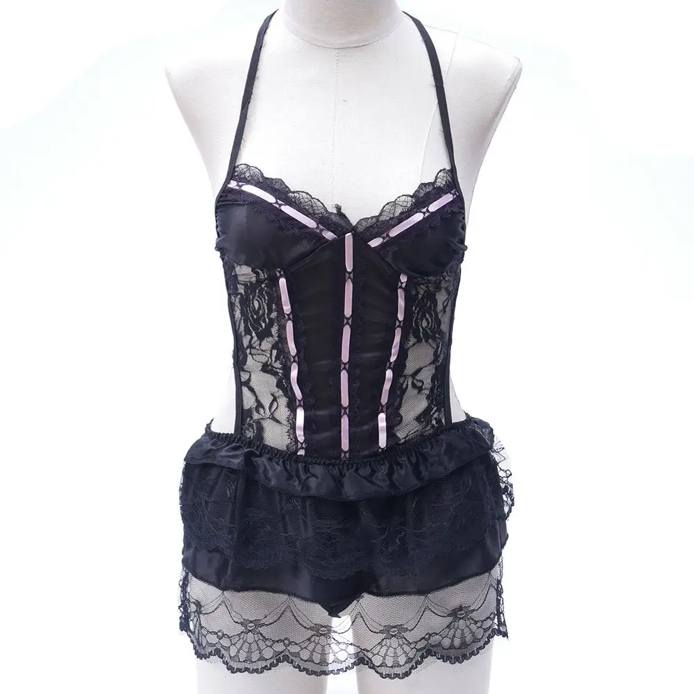 Women Transparent Bikini Set Sexy Lingerie Erotic Uniform Night Sex Costume 1PC Fashion New Hot Exotic Dresses