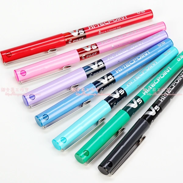 original pilot bx v5 gel pen 7pcs/lotin Gel Pens from Office & School