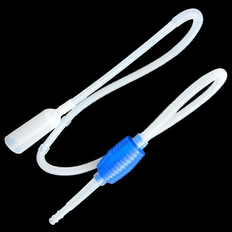 

Aquarium Fish Tank Changing Water Siphon Washing Sand 1.75m Water Pipe Suction Device