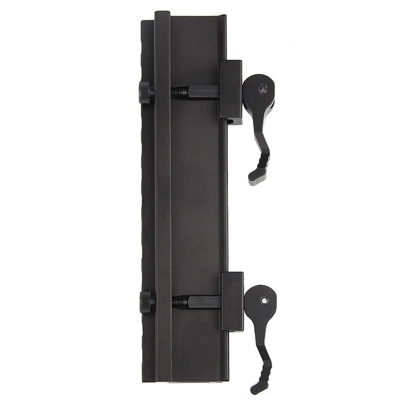 Airsoft Long Quick Detachable Double Rail Angle Weaver Picatinny Mount Integral QD Lever Lock System 13 Slots For Hunting RL1-0012-5