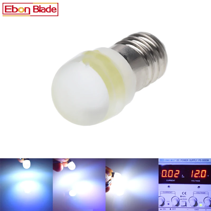 

1 x E10 1 SMD 1447 1 LED LED Light Bulb 100LM Clearance Lights DC 12V Screw Base Led Bulb Lamp Light White 6000K