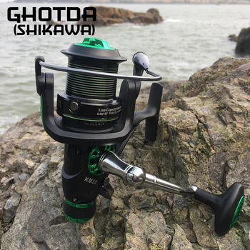

Double Brake Fishing Reel Carp Fishing Spinning Reel Type Fishing Wheels Gear Ratio 5.2:1
