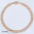 585 Rose Gold Curb Snail Foxtail Venetian Link Chains Bracelets for Women & Men 8