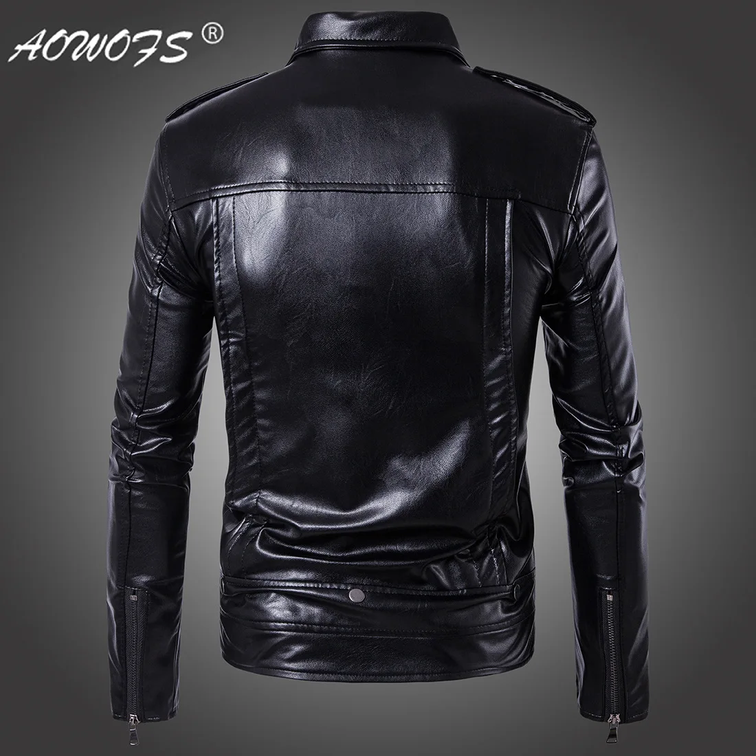  2018New arrive brand motorcycle leather jacket men, men's leather jacket ,mens leather jackets coats