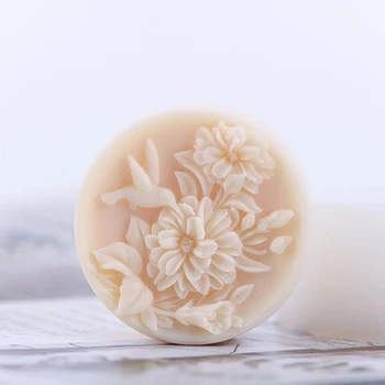 

Silicone Molds Soap Mold Flower Silicone Soap Molds Annunciation Bird Silica Gel Die Moulds Candle Aroma Stone Handmade Flowers