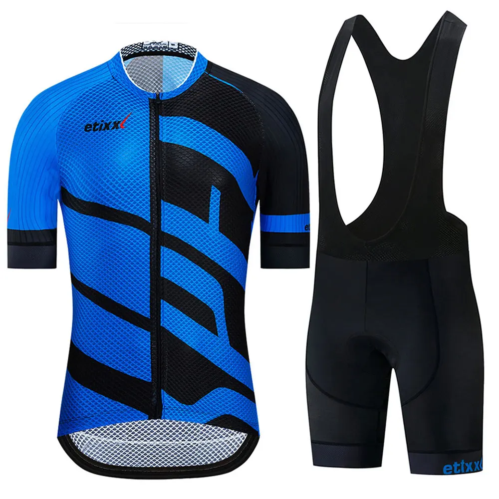 Ropa Ciclismo Maillot велосипедная форма комплект одежды для велоспорта/Одежда для шоссейного велосипеда гоночная одежда быстросохнущая Мужская велосипедная майка короткий комплект