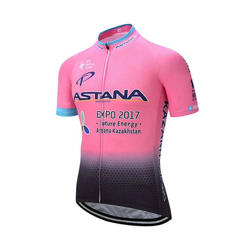 cycling jersey 2 Pro Team Астана Джерси ciclismo велосипедный Майо дышащий MTB Быстросохнущий велосипед одежда ropa ciclismo hombre - Цвет: cycling jersey 2
