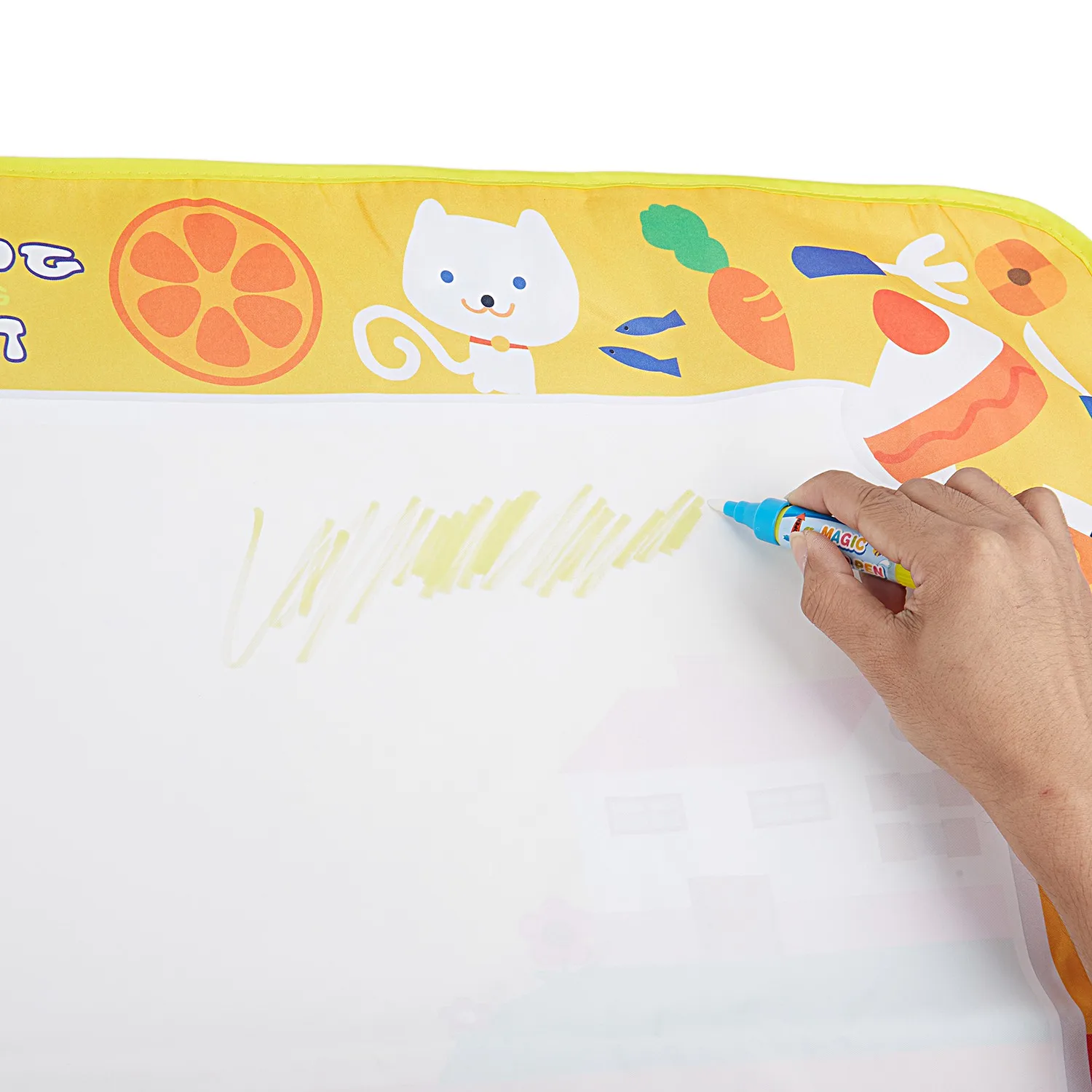 COOLPLAY детский водный коврик для раскраски и волшебное стило перьевое Рисование доска для рисования игровой коврик русская доска Детский образовательный подарок