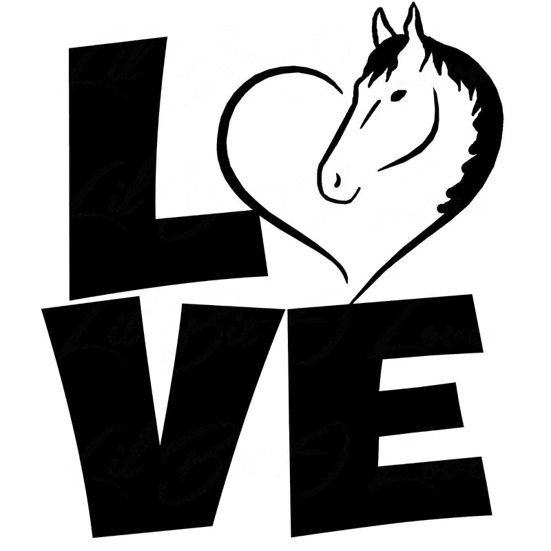 Amazon Com Jumper Horse Equestrian Silhouette Sports Vinyl Sticker Car Decal 6 Black Automotive