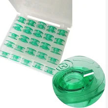 Зеленые пластиковые катушки для швейных машин набор 4131825-45 для Husqvarna Viking белый(1 коробка = 25 шт)(1 коробка = 30 шт) с резьбовым отверстием