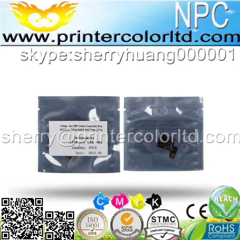 

chip for Hewlett Packard Color laserJet Enterprise CF 360X 363 X M 553 x CF361A CF 362A 508 low YIELD universal chips