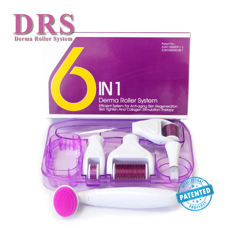 Лидер продаж! CE ISO Утвержденный 6 в 1 Derma Roller для узкой области глаз кожи лица и тела