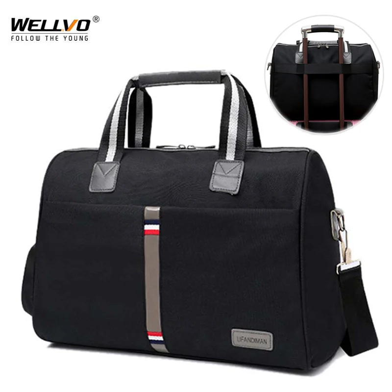 

Leisure Foldable Portable Shoulder Bag Waterproof Travel bag Men Women Travel Luggage Large Multifunction Fitness Tote XA164ZC