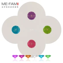 ME. FAM модный разноцветный акриловый силиконовый чехол для кружки с алмазной ручкой 11 см крышка для стеклянной керамической пластиковой кружки