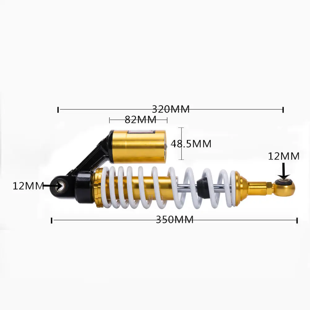 320 мм Мотоцикл ATV амортизатор для bmw s1000rr kawasaki z1000sx honda pcx 125 triumph tiger 800 Bajaj pulsar 200 ns