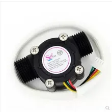 Water heater wall-hung boiler accessories water flow sensor Hall flowmeter water dispenser 4 points flow meter water temperature lzm 25g water flow meter 1 11gpm 4 40lpm pipeline water air acrylic rotameter industy flow meter zm25g flowmeters tools