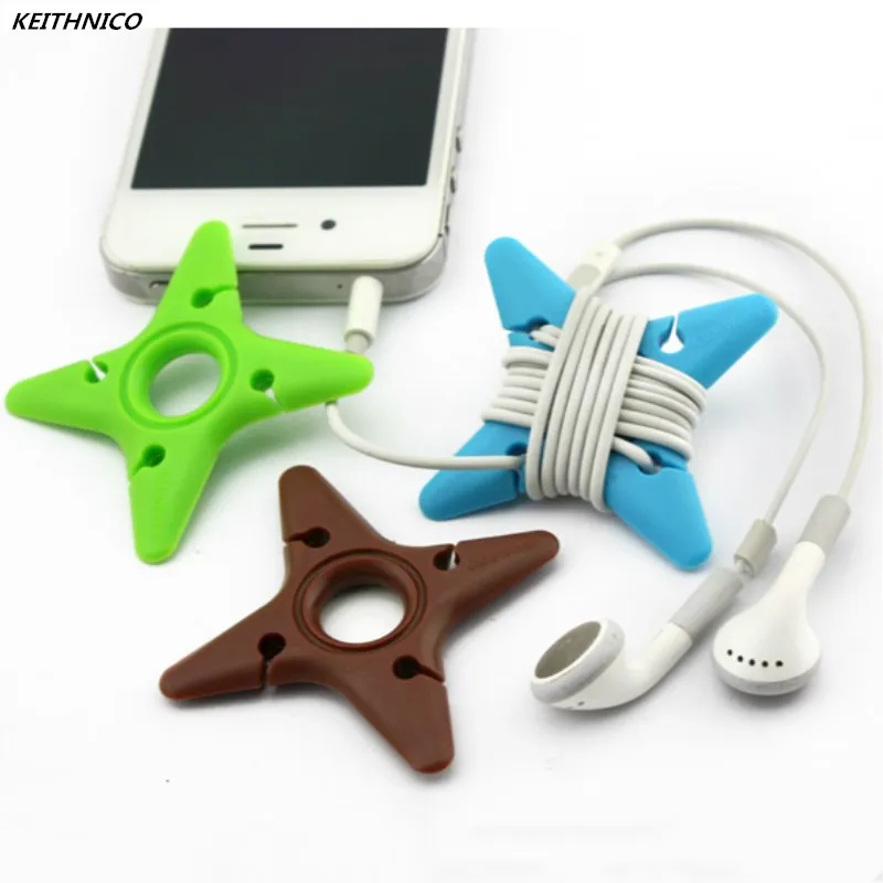 KEITHNICO10Pcs Darts Cable Winder Earphone Organizer Wrap Headphone