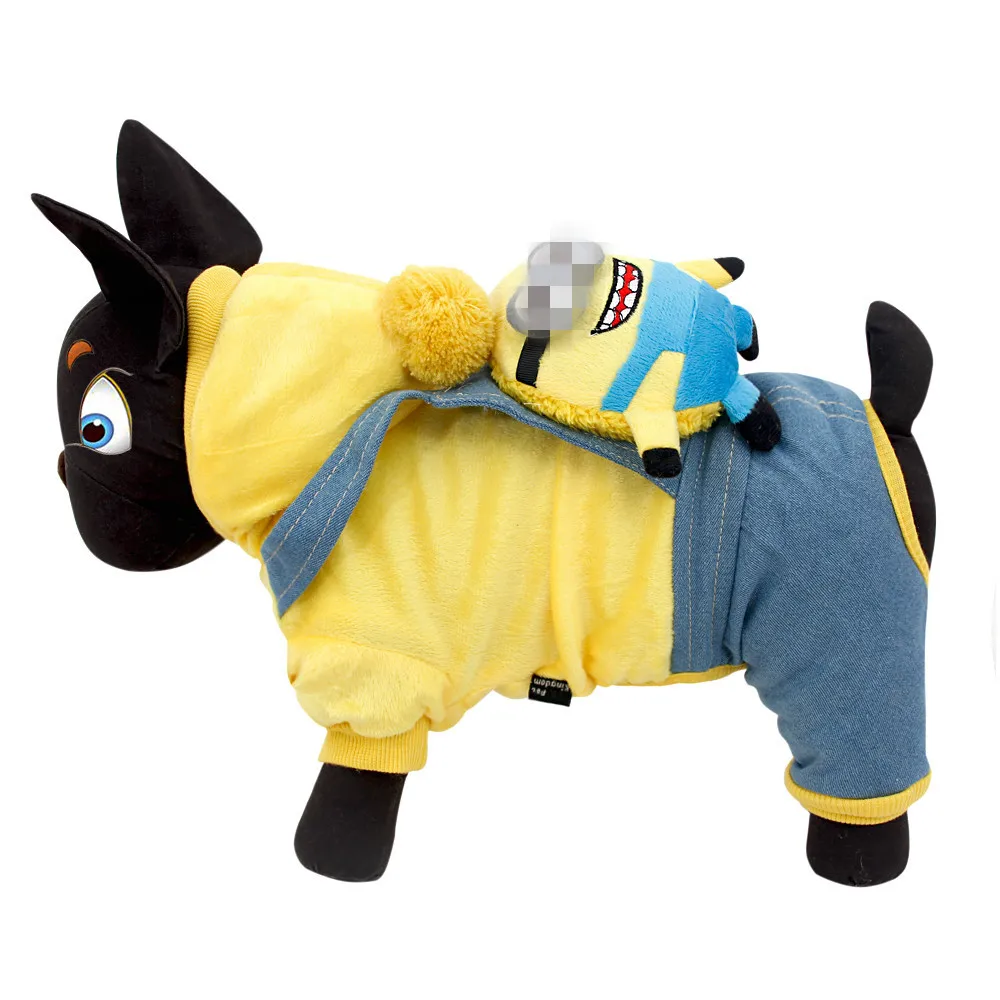 Kartun Empat Kaki Pelayan Boneka Di Bagian Belakang Overall Anjing Kartun Empat Kaki Pelayan Boneka Di Bagian Belakang Overall Anjing