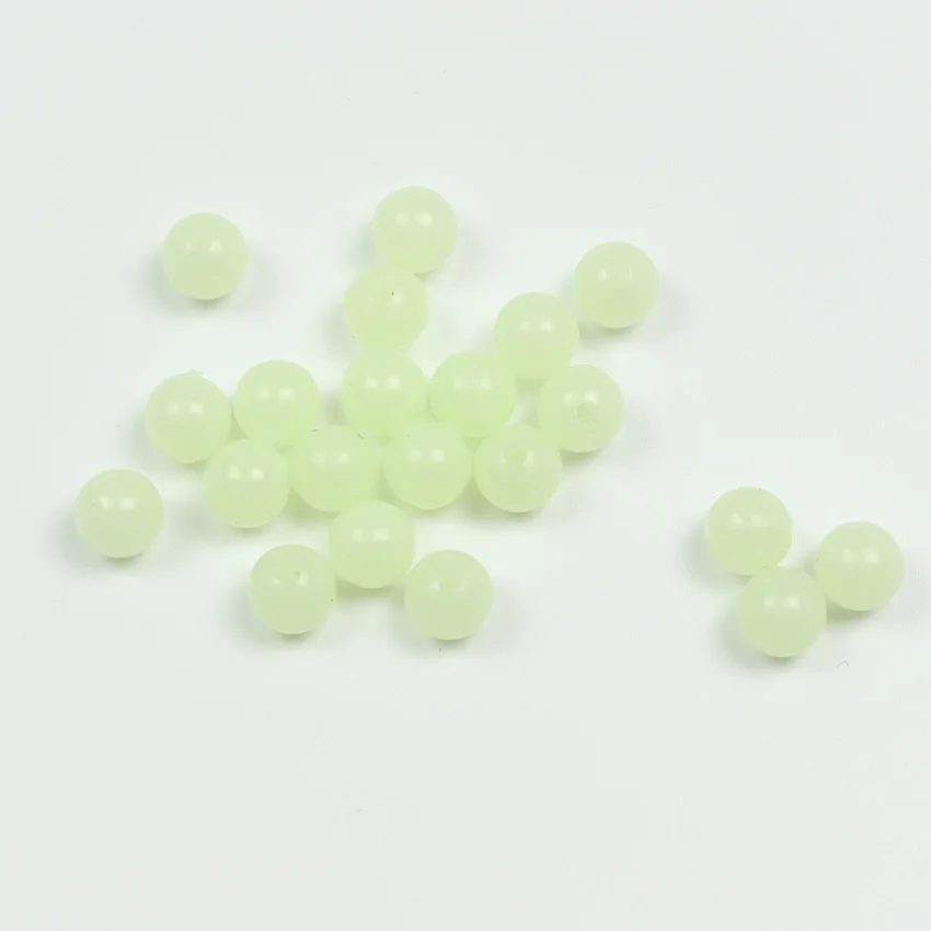 500pcs/lot Ocean Boat Jigging Fishing Accessories Luminous Bean Lures Fishing Tackle