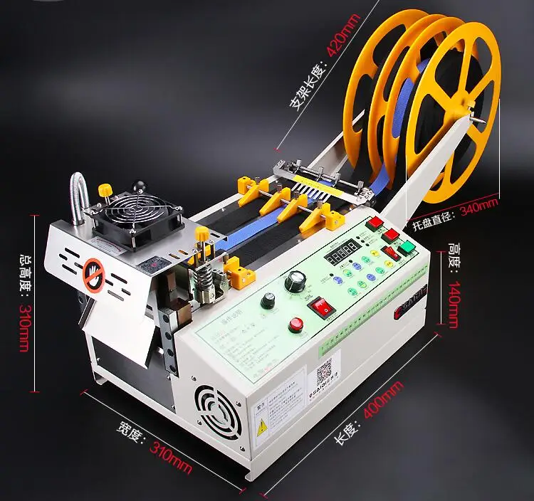 140T computer hot and cold Cloth belt cutting machine, magic adhesive tape zipper webbing machine elastic belt automatic cutting 140T computer hot and cold Cloth belt cutting machine, magic adhesive tape zipper webbing machine elastic belt automatic cutting