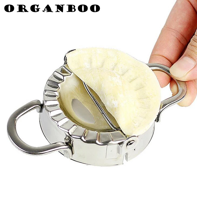 

ORGANBOO 1PC Stainless Steel Dumpling Maker Pastry Tools Wraper Dough Cutter Pie Ravioli Dumpling Mould Kitchen Accessories