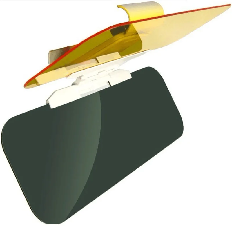 Car anti glare sun visor Sunshade Day Night mirror Anti dazzle Clip on