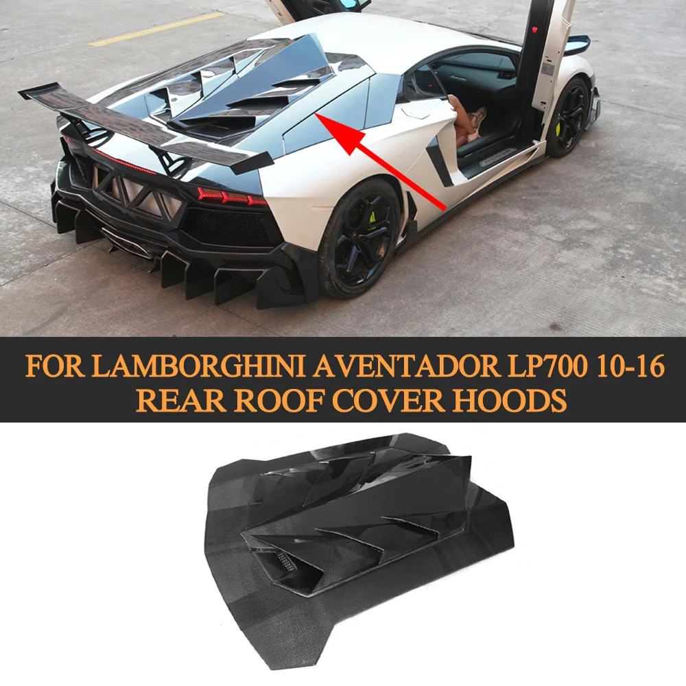 Карбоновое волокно заднее покрытие на крышу капоты Sunroof Tardtop чехол для Lamborghini Aventador LP700 LP700-4 Roadster Pirelli 10-16