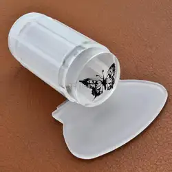 Mp0016 молочно-белый прозрачный лак Книги по искусству штамповка Стампер скребок установить 2,8 см Clear желе лак для ногтей штамп маникюрные